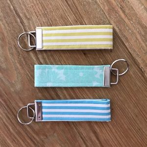 Key fob wristband key chain